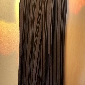 Adrienne Vittadini Black Wide Leg Pants 12